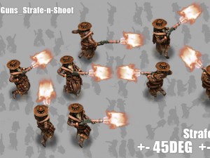 2d cowboy with shotgun 3D 모델