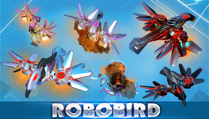 Rob&ocirc; p&aacute;ssaro 2d Modelo 3D .c4d .max .obj .3ds .fbx .stl .blend 