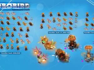 Rob&ocirc; p&aacute;ssaro 2d Modelo 3D