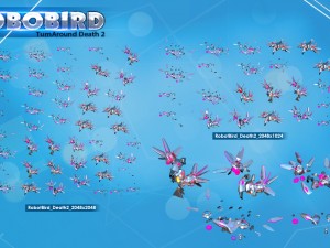 2d robobird 3Dモデル