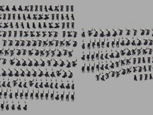 Personagem animado de padre 2d Modelo 3D