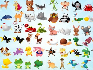 animated toon animals 3D Model