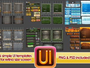 6 ui pack 3Dモデル