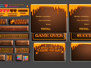 6 ui pack 3D Model