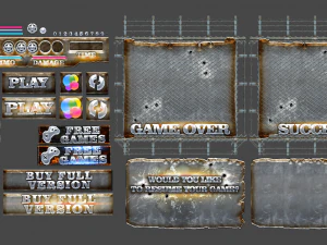 metal gui pack 3D Model