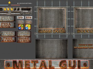 metal gui 1 3D Model