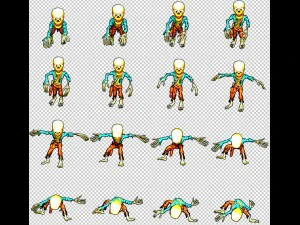 2d toon skeleton 3D Model