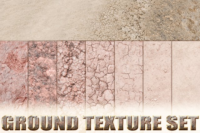 ground texture set Texturas CG .c4d .max .obj .3ds .fbx .stl .blend 