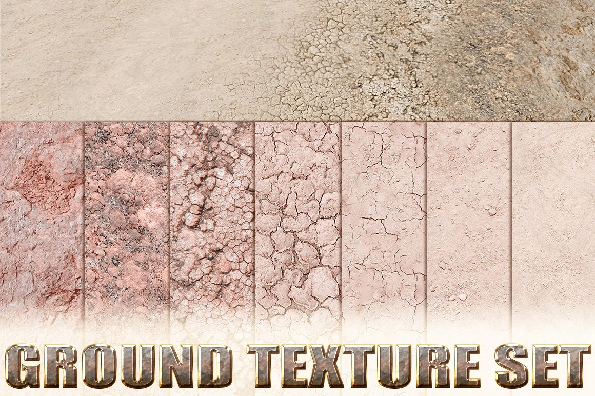 ground texture set CG Textures .c4d .max .obj .3ds .fbx .stl .blend