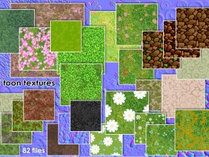 toon texture set CG Textures