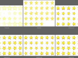 2d animated stars Model 3D
