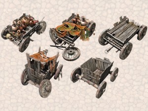 wagon Model 3D