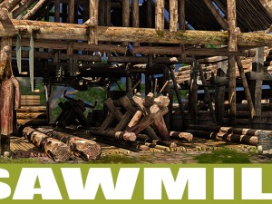 sawmill 3D मॉडल