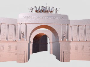 general staff building saint petersburg 3D Model