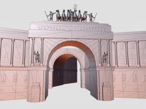 general staff building saint petersburg Modello 3D