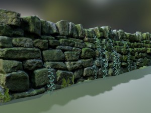 stone wall 3D Model