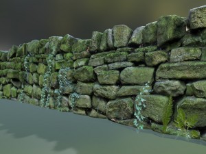 stone wall 3D Model
