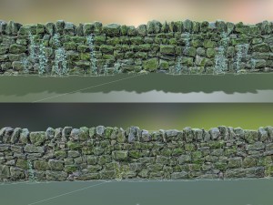 stone wall 3D Model