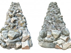 rock wall 3Dモデル