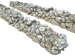 rock wall 3Dモデル