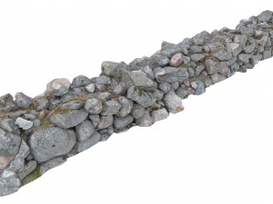 rock wall 3Dモデル
