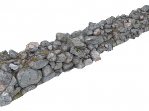 rock wall 3Dモデル