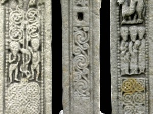 celtic stone cross Modello 3D