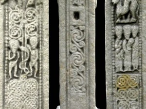 celtic stone cross 3D Model
