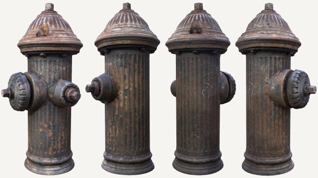 fire hydrant 3D मॉडल .c4d .max .obj .3ds .fbx .stl .blend 