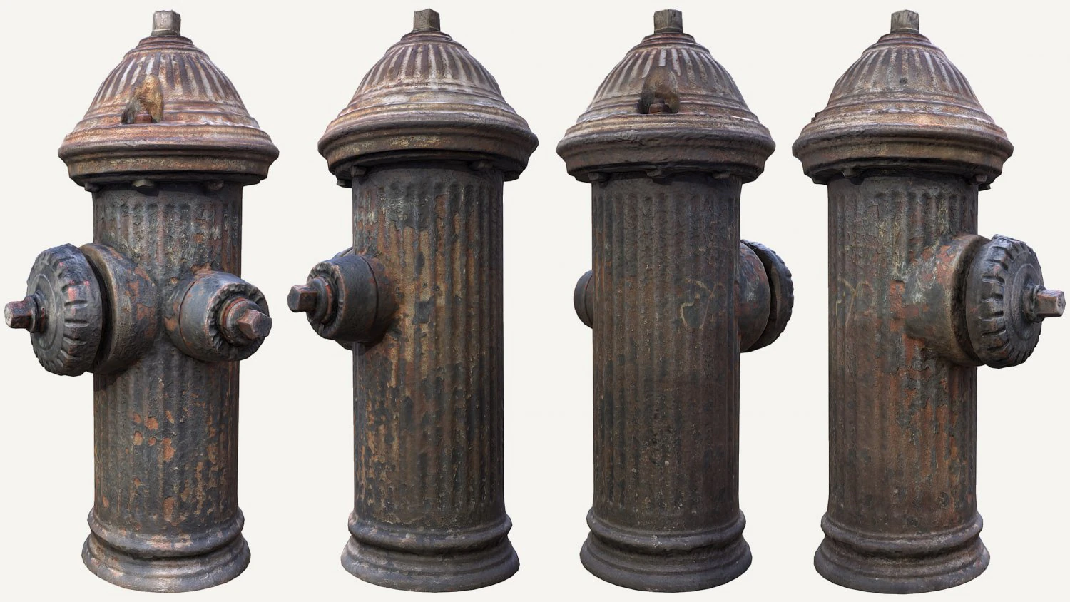 fire hydrant 3D Model .c4d .max .obj .3ds .fbx .stl .blend 