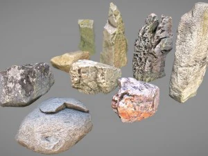 9 stones 3D Model
