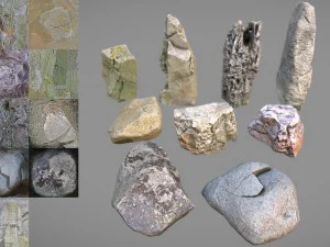 9 stones 3D Model