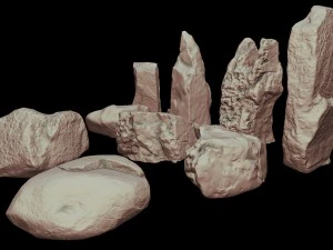9 stones 3D Model