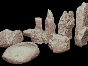 9 stones 3D Model