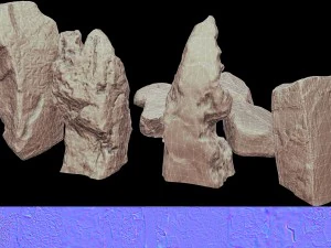 9 stones 3D Model