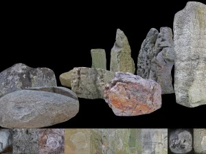 9 stones 3D Model