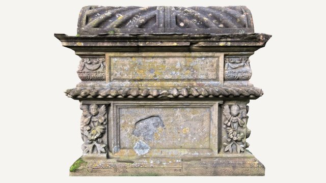 morgan bale tomb 3D Model .c4d .max .obj .3ds .fbx .stl .blend 