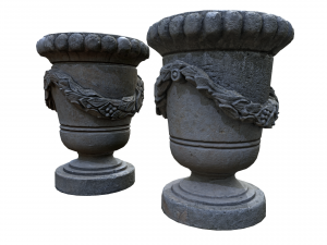 park stone vases 3D 模型