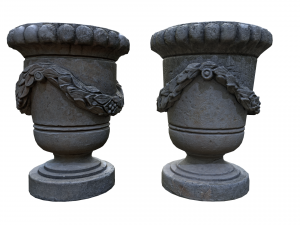 park stone vases 3D 模型
