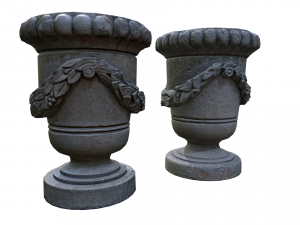 park stone vases 3D 模型