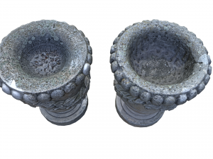 park stone vases 3D 模型