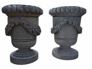 park stone vases 3D 模型