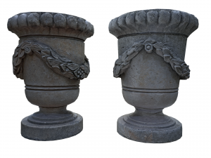 park stone vases 3D 模型