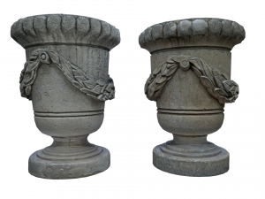 park stone vases 3D 模型