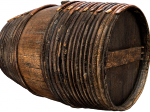 photorealistic wooden barrel 3D Модель