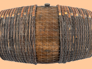 photorealistic wooden barrel 3D Модель