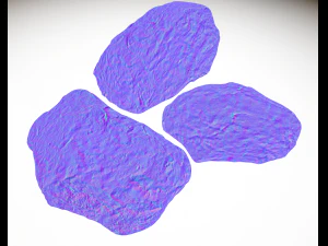 mossy stones 3D Model