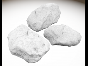 mossy stones 3D Модель
