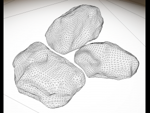 mossy stones 3D Модель