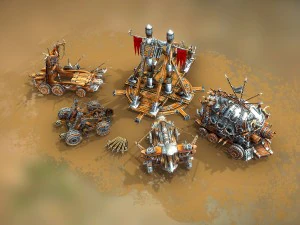 mittelalterliche Kriegsmaschinen 3D Modell